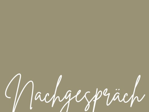 Nachgespräch